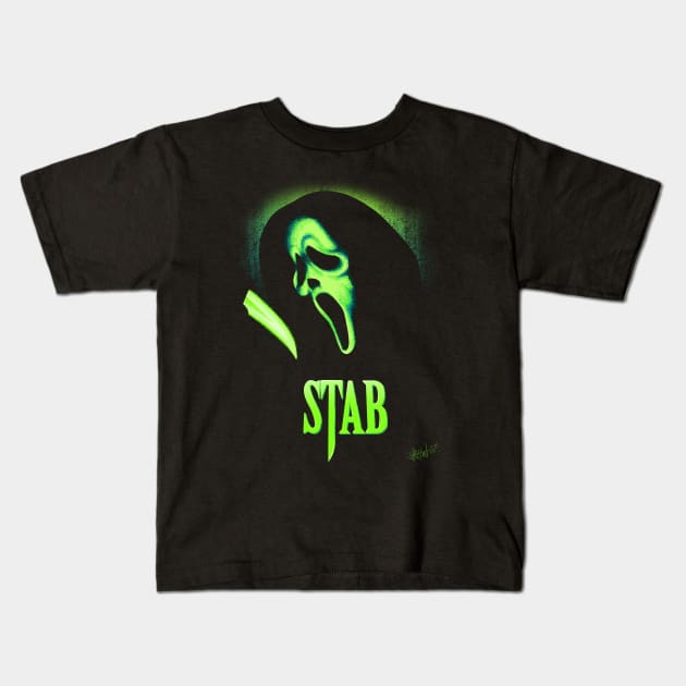 Stab Kids T-Shirt by JosephSheltonArt